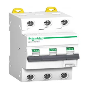 Дифавтомат Schneider Electric Acti9 3P 20А ( C ) 10 кА, 30 мА ( A ), A9D17320 (ШНАЙДЕР) Дифавтомат Schneider Electric Acti9 3P 20А ( C ) 10 кА, 30 мА ( A ), A9D17320 (ШНАЙДЕР)