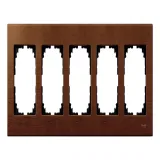 Schneider Electric Merten M-ELEGANCE Рамка на 5 постов, вишня MTN4055-3472