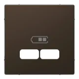 Schneider Electric Merten D-Life накладка на USB-розетку MTN4367-6052, мокко