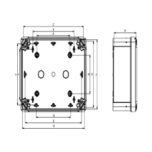Корпус Schneider Electric Thalassa TBS, 194x241x87мм, IP66, пластик (ШНАЙДЕР) Корпус Schneider Electric Thalassa TBS, 194x241x87мм, IP66, пластик (ШНАЙДЕР)