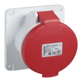 Schneider Electric PratiKa PKF32G435 панельная розетка скрытой установки, 32 А, IP44, 380 В