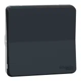 MUR37021 Выключатель одноклавишный проходной Schneider Electric Mureva Styl, на клеммах, механизм, антрацит