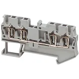 NSYTRR24 SE Universal Enclosures КЛЕММНИК ПРУЖ ПРОХОД 2,5ММ2 4ТЧК СЕРЫЙ