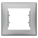 Schneider Electric SDN5800160 Рамка 1-постовая, горизонтальная, алюминий, серия Sedna
